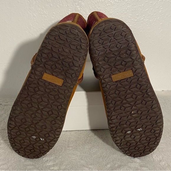 Minnetonka Tali Brown Suede Faux Fur Lined Boots Women’s Size 11M - Picture 8 of 14